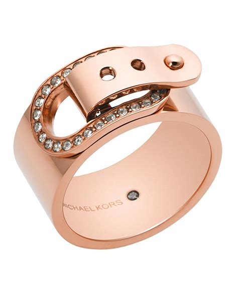 Michael kors buckle ring rose gold + FREE SHIPPING 